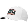thumbnail image 1 of TaylorMade Mens Sunset Snapback Golf Hat 2024 - White, 1 of 6