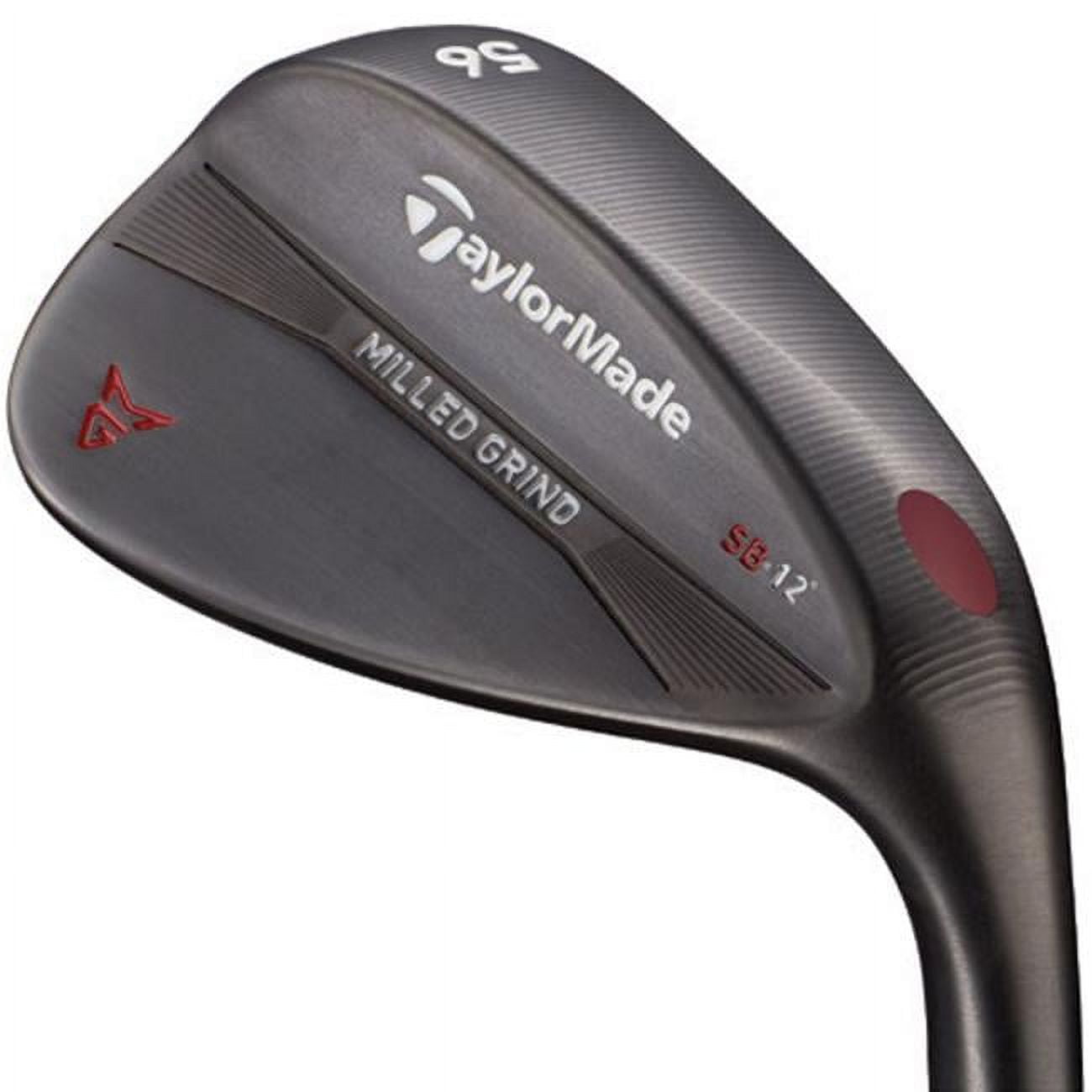 TaylorMade Milled Grind Golf Wedge (Right Hand, Black Finish, Standard Bounce, 60° Loft, 10° Bounce)