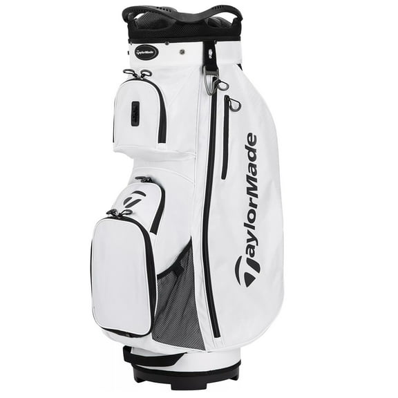 TaylorMade Pro Cart Bag White, 5.5 lbs