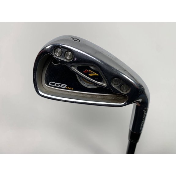 Pre-Owned TaylorMade R7 CGB Max 2008 Single 6 Iron REAX 55g Regular Graphite Mens RH
