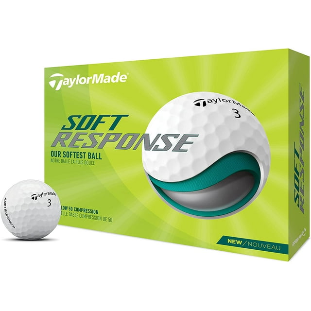 TaylorMade Soft Response Golf Balls White