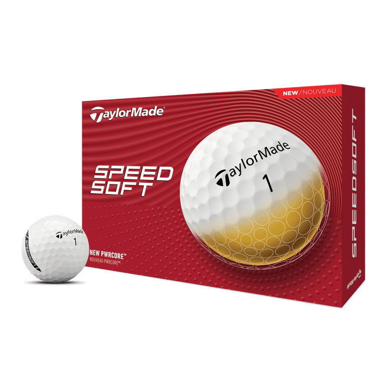 Taylormade SpeedSoft Golf Balls - White Taylormade SpeedSoft Golf Balls - White