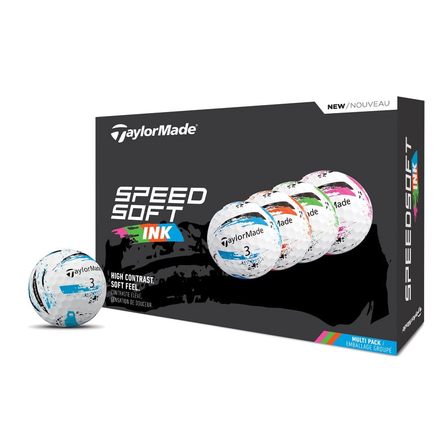 TaylorMade Speed Soft Golf Balls 12pk Ink Blue – Soft Distance