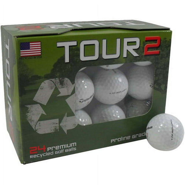 TaylorMade TP Golf Balls, Used, 24 Pack