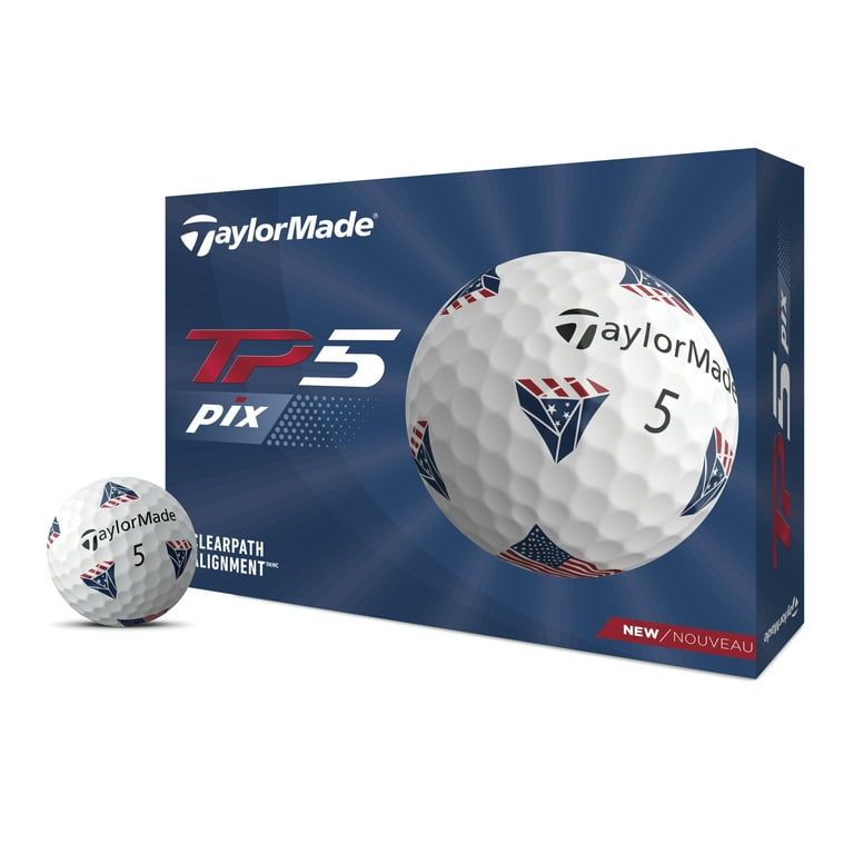 Used TaylorMade TP5 pix USA Golf Balls