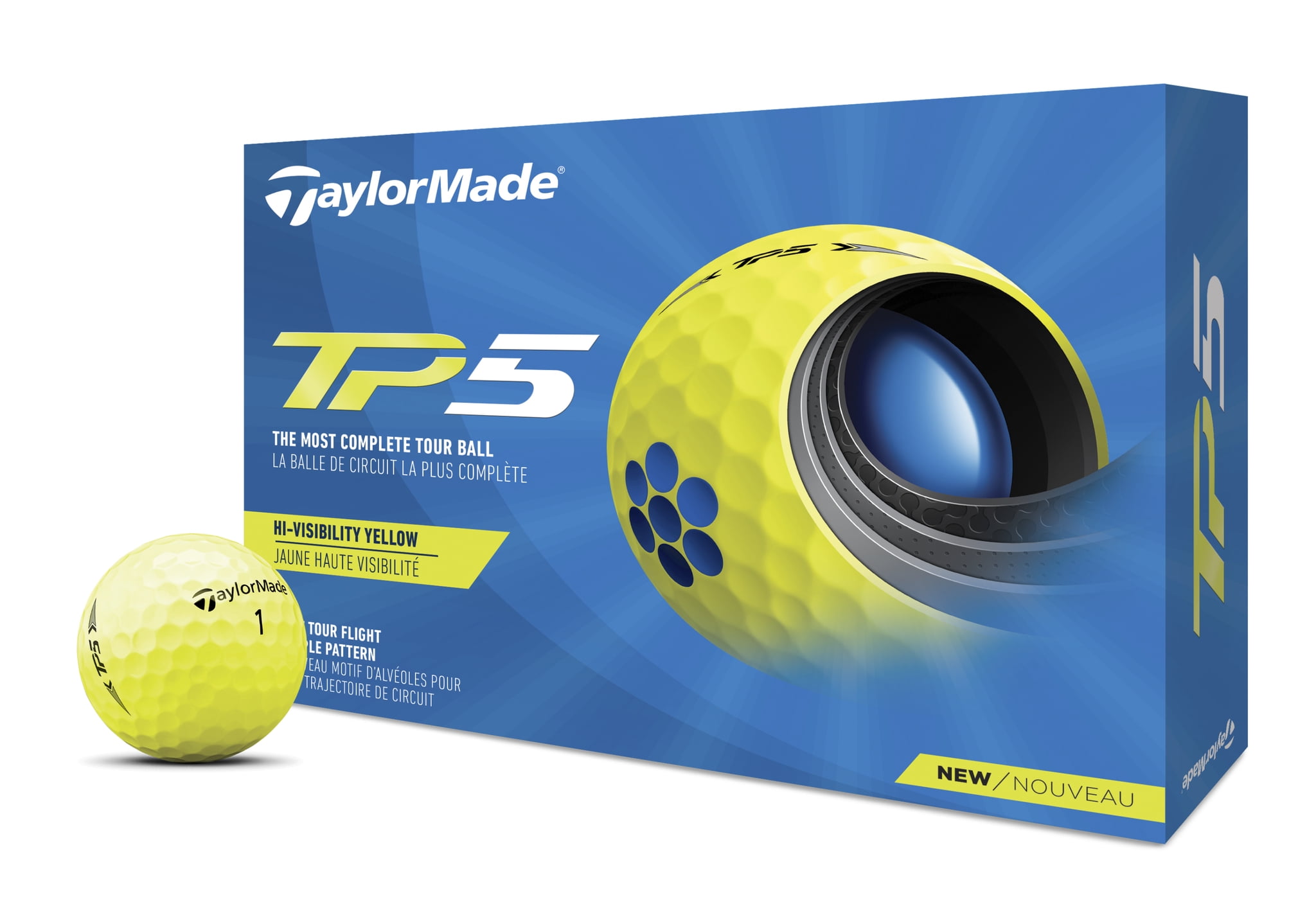 Louisville Cardinals TaylorMade Team Logo TP5 12-Pack Golf Ball Set