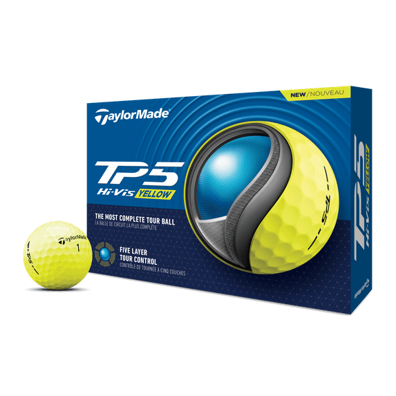 TaylorMade TP5 Yellow Golf Balls