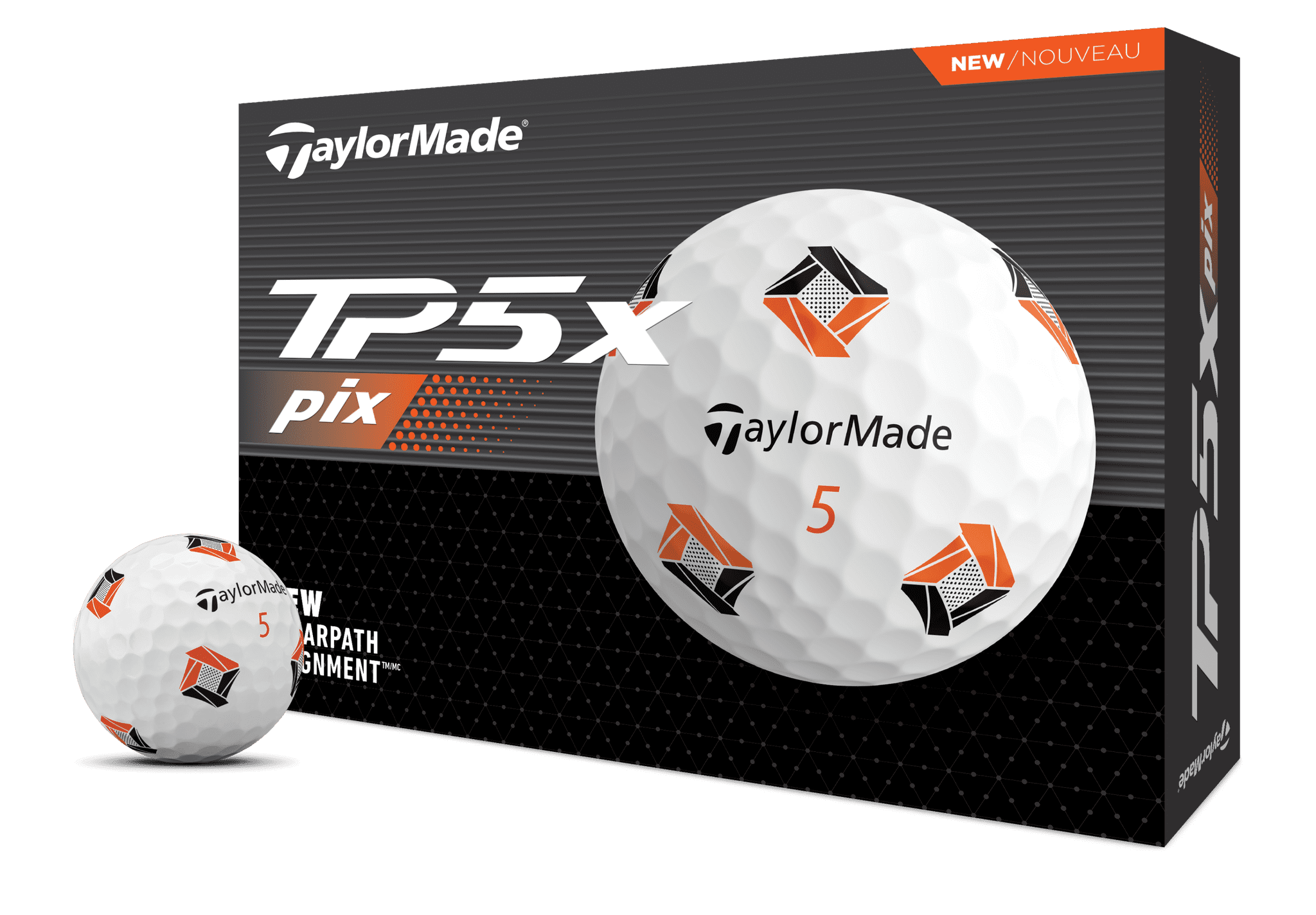 TaylorMade TP5X Pix Golf Balls