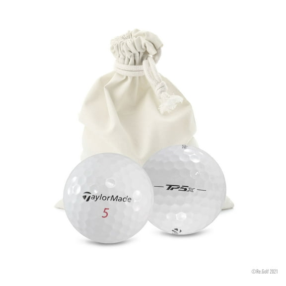 TaylorMade TP5X - Quantity 12 in Eco-Friendly Bag (Professionally Recycled)