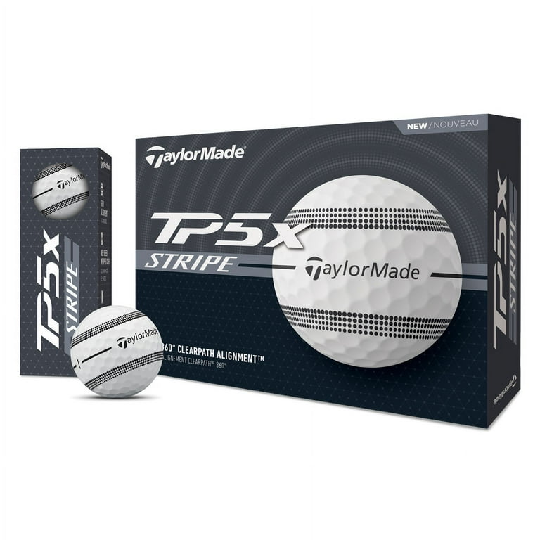 TaylorMade TP5X Stripe Golf Balls - Walmart.com