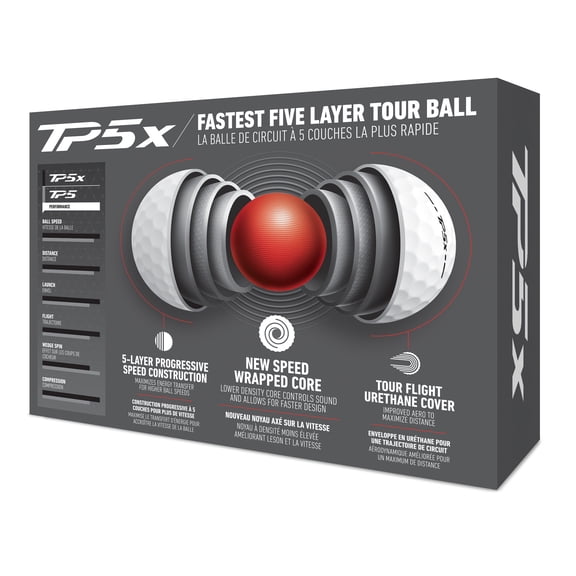 TaylorMade TP5x MySymbol 1 Dozen Golf Balls New
