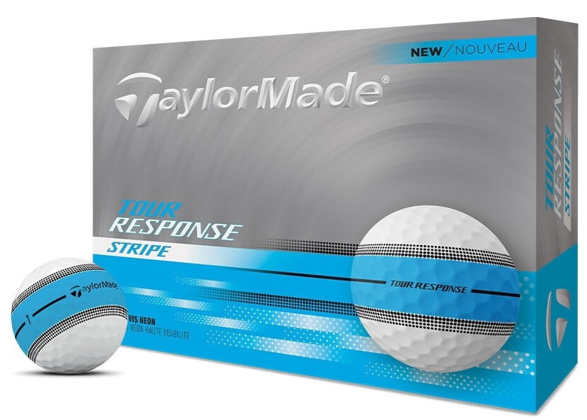 TaylorMade Tour Response Stripe Golf Balls 1-Dozen Blue
