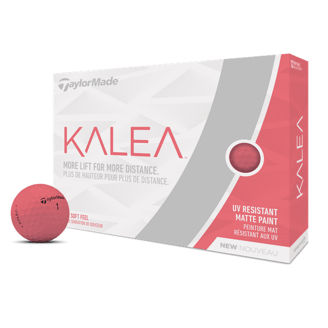 TaylorMade Women's 2019 Kalea Matte Peach Golf Balls, 12 Pack