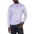 thumbnail image 1 of Taylorbyrd ORCHID Modal Long Sleeve Quarter-Zip Mesh Sweatshirt, US Medium, 1 of 2