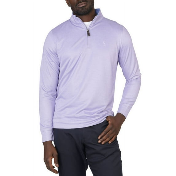 Taylorbyrd ORCHID Modal Long Sleeve Quarter-Zip Mesh Sweatshirt, US Medium