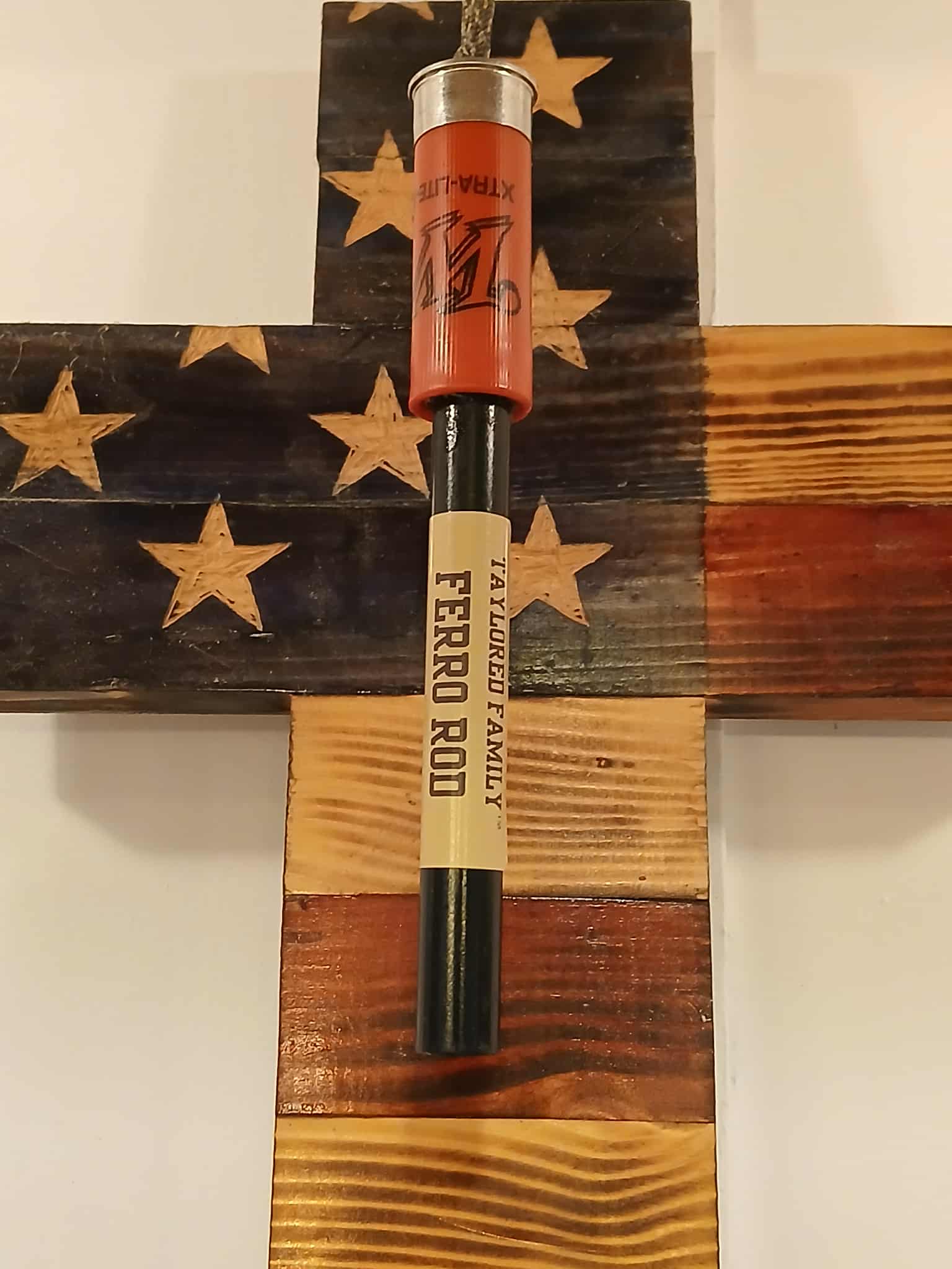 Taylored Family Ferro Rod and Tinder Kit MTS System Survival Fire Starter 1/2" x 5" Rod