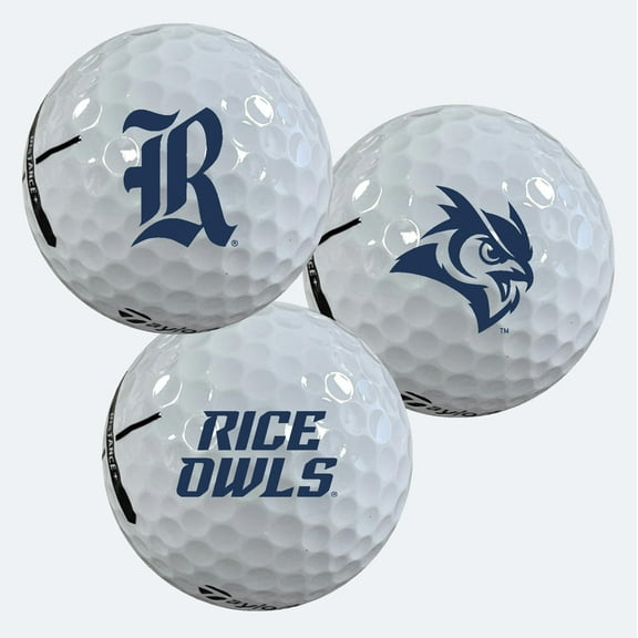 Taylormade Distance+ Golf Balls Rice Owls Edition 12-Pack (Dozen)