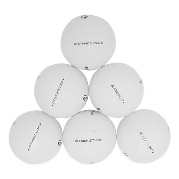 Taylormade Mix, AAAA Golf Balls, Near Mint, 4a, AAAA Quality, 50 Pack, White