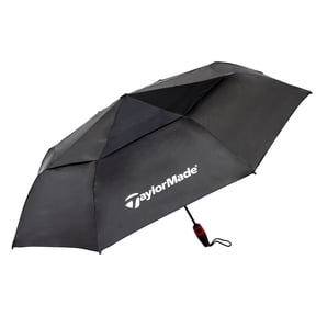 Taylormade Vortexvent Compact Golf Umbrella, 47-inch, Black