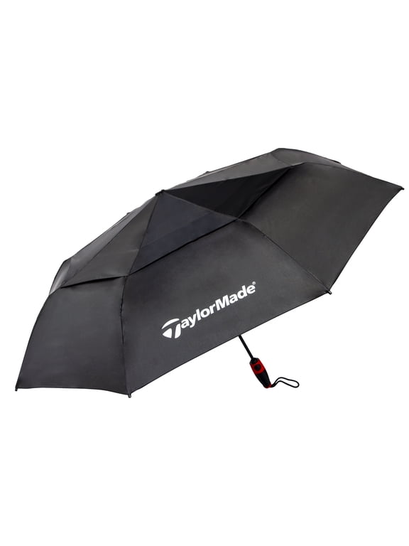 Vortexvent Compact Golf Umbrella, 47-inch, Black