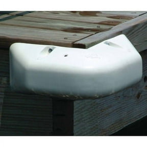 Taylorock Pro Heavy-Duty Vinyl Lock Bumper, 4"D x 5"H, White
