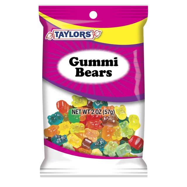 Taylors Candy 2 oz Gummi Bears Jelly Candies