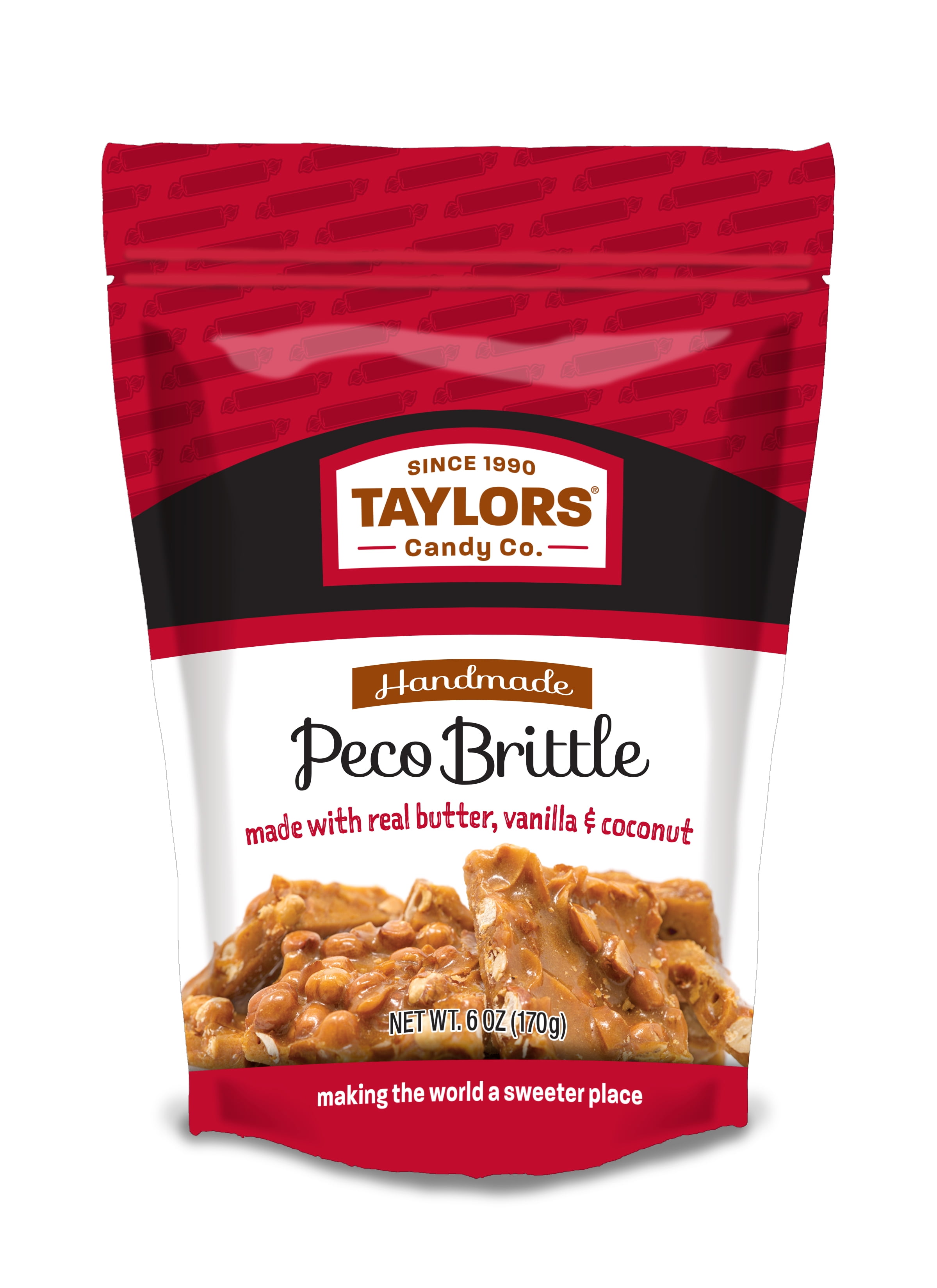 Taylors Candy, Handmade Peco Brittle, 6 Oz
