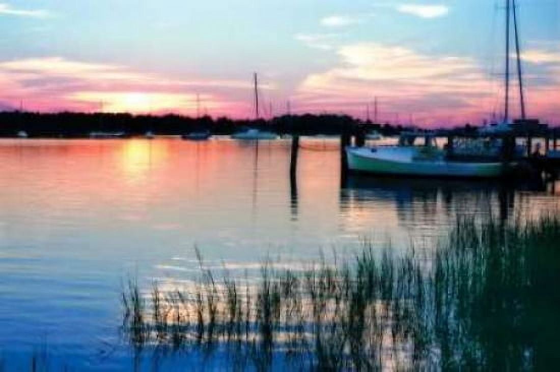 Taylors Creek Sunset Canvas Art - Alan Hausenflock (20 x 28)
