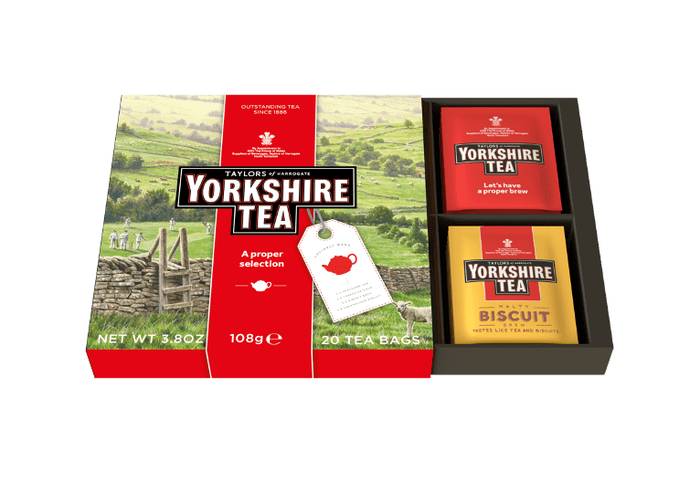 【英国購入】Yorkshire Tea 大容量600袋入+ショートブレッド2個 英国購入】Yorkshire Tea 大容量600袋入+ショートブレッド