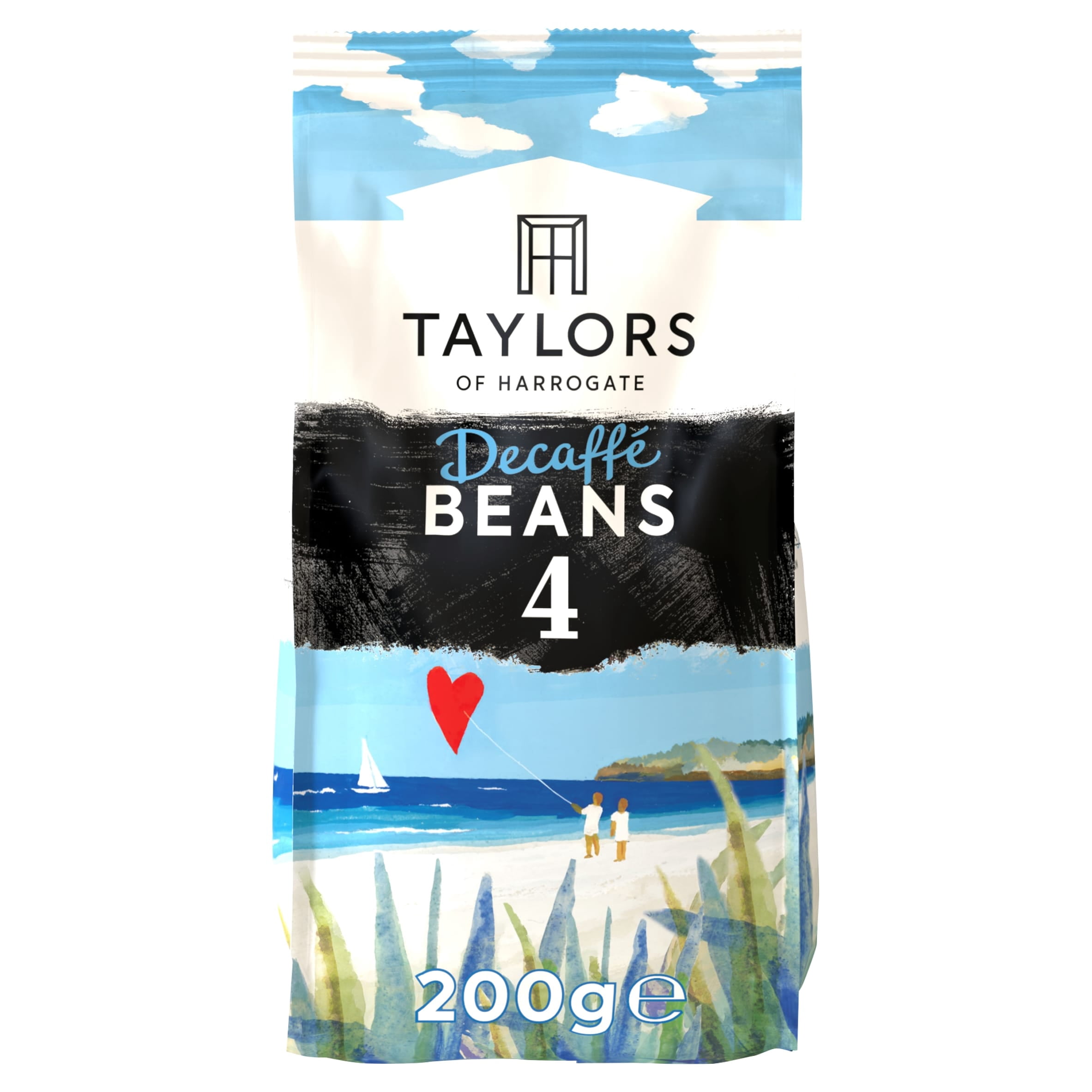 Taylors of Harrogate Decaffe Coffee Beans 200g Imported from Britain