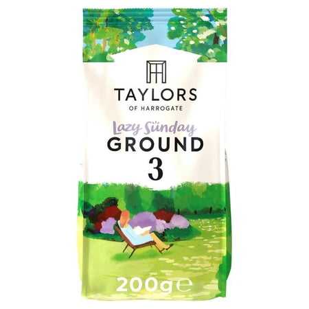 Taylors Lazy Sunday Roast Ground Coffee 200G, Imported from Britain