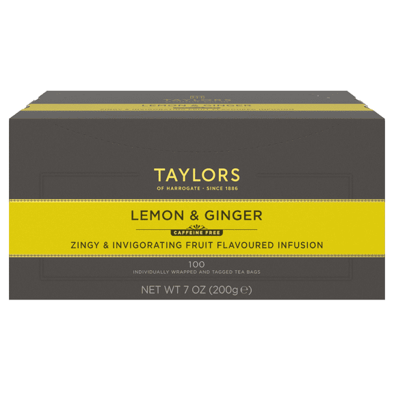Taylors of Harrogate Lemon & Ginger Tea, 100 Tea Bags