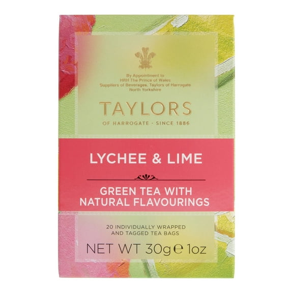 Taylors of Harrogate Lychee and Lime Green Tea 1 oz.