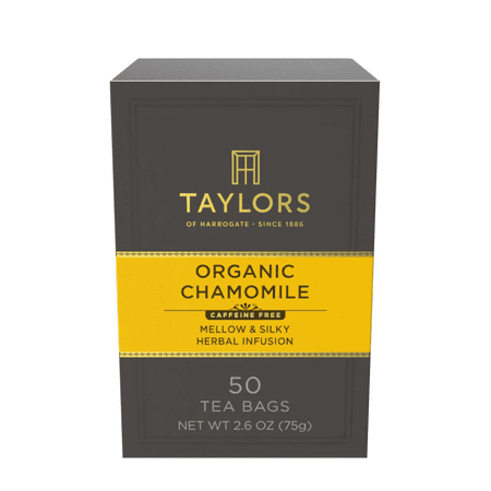 Taylors of Harrogate Organic Chamomile Herbal Tea, 50 Teabags