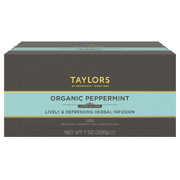 Taylors of Harrogate Organic Peppermint Herbal Tea, 100 Count (Pack of 1)