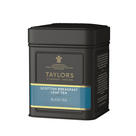 Taylors of Harrogate Scottish Breakfast Loose Leaf Black Tea, 4.41 Ounce Tin