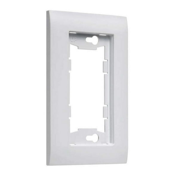 Taymac A1000 Allure 1 Gang Rocker / Gfi Wall Plate - White