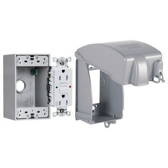 Taymac MKG4280SS Receptacle Kit, Vertical, GFCI - Quantity 4