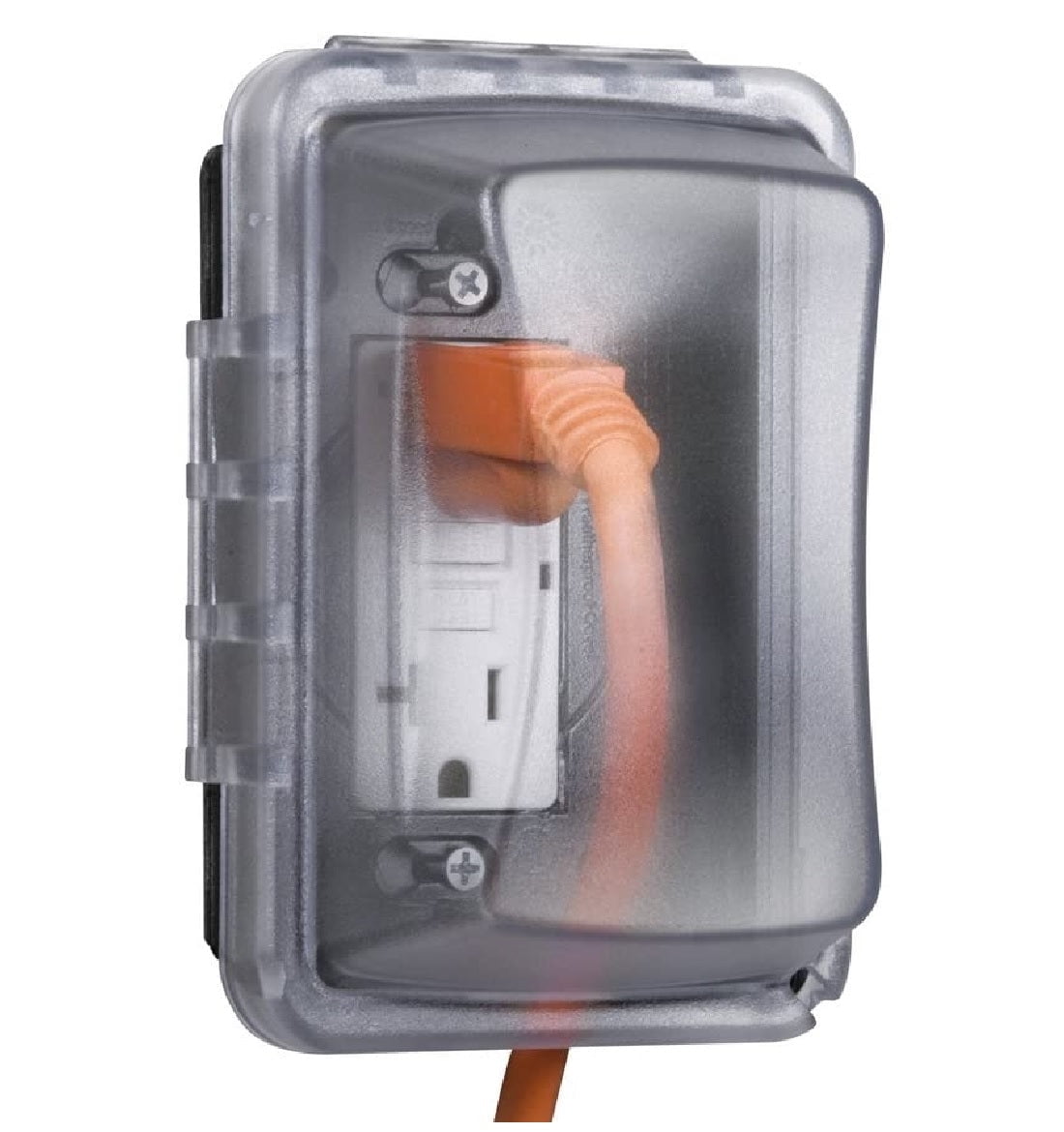 Clear Nonmetallic 1-Gang Weatherproof In-Use Device Cover