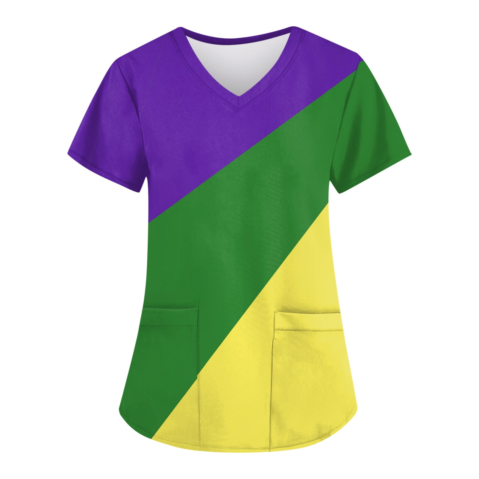 mardi gras scrub hat