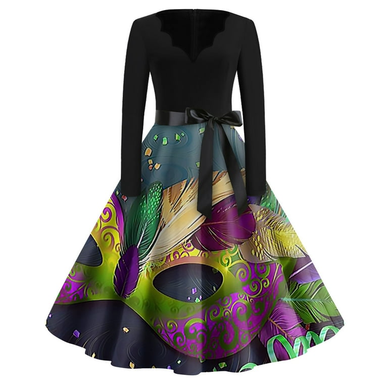 Mardi gras cocktail dress shop