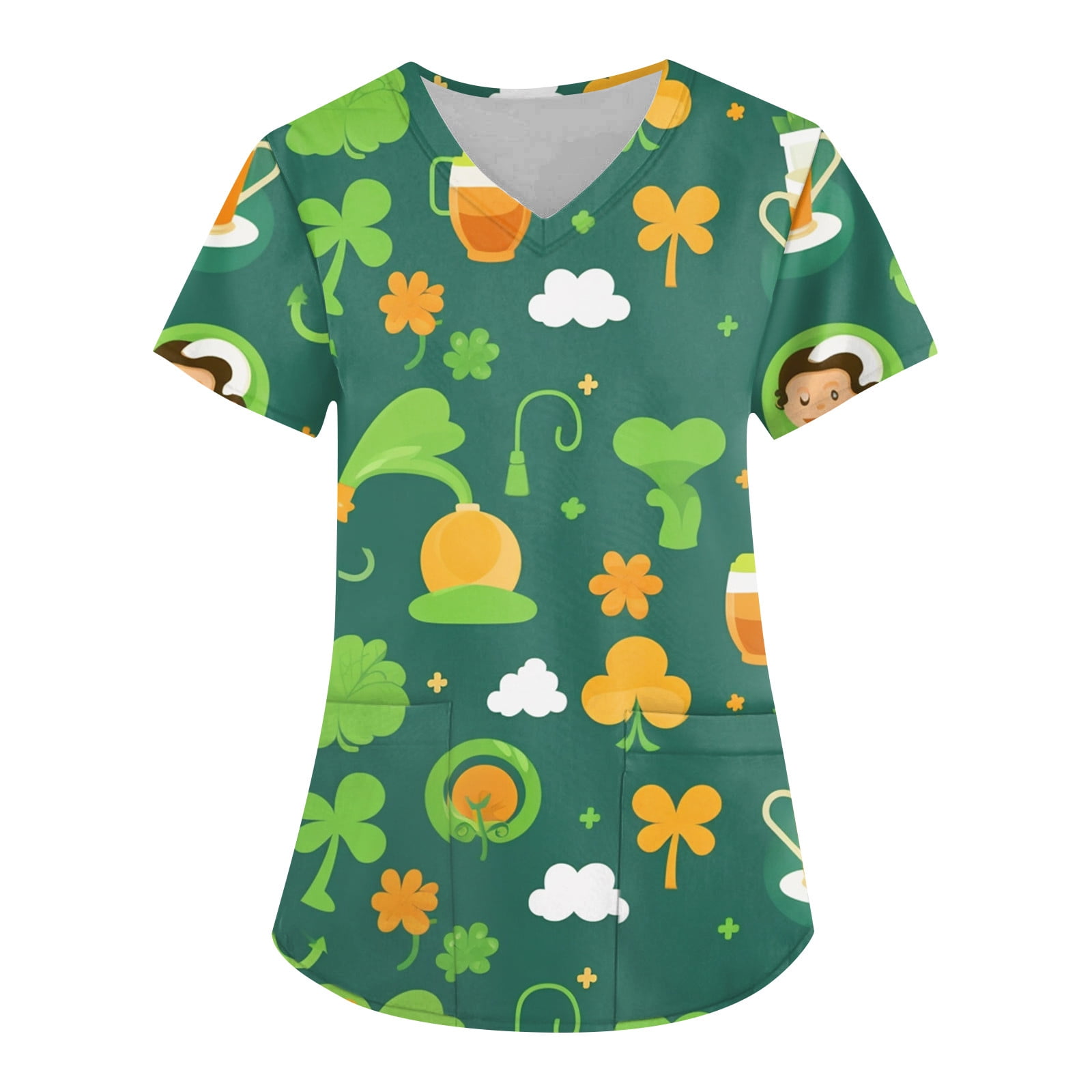 saint patricks day scrubs