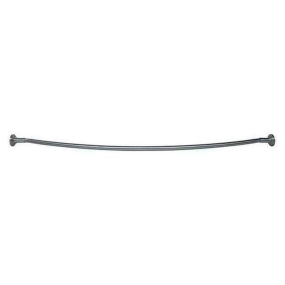 Taymor Curved Shower Rod,Satin Nickel,60 in. L 01-C6289SN