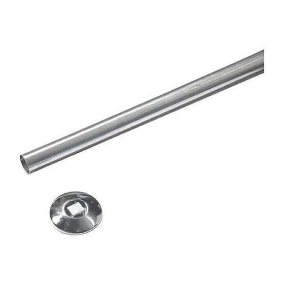 Taymor Rod Flanges, Bathroom, Polished Chrome, PR 01-9659