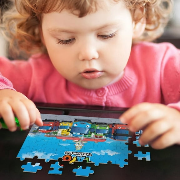 Tayo the Llittle Bus Jigsaw Puzzle 35/70/120/200/300/500/1000 Piece Gift