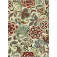 thumbnail image 1 of Tayse Area Rugs: Deco Rug: DCO1025 Ivory: 5'3'' x 7'3'' Rectangle, 1 of 3