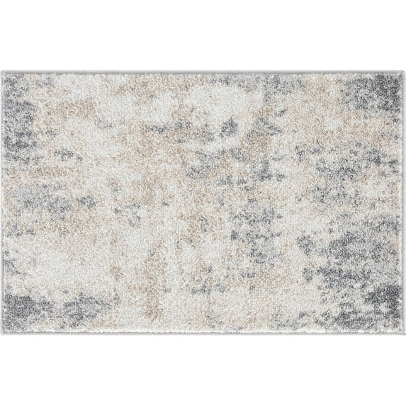 Tayse Diamond Area Rug DIA1100 Contemporary Gray Faded Distressed 2' x 2' 11" Rectangle