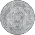 thumbnail image 1 of Tayse Diamond Area Rug DIA1300 Traditional Gray Rounded Bulbs 5' 3" x 5' 3" Round, 1 of 2