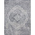 thumbnail image 1 of Tayse Diamond Area Rug DIA1300 Traditional Gray Rounded Bulbs 5' 3" x 7' 3" Rectangle, 1 of 2