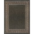 thumbnail image 1 of Tayse Eco Area Rug ECO1001 Transitional Black Faded Angled 5' 3" x 7' 3" Rectangle, 1 of 2